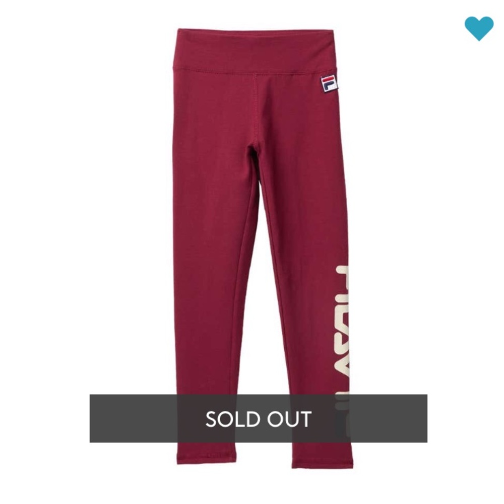 Fila USA heritage classic logo/Leggings Big Girls